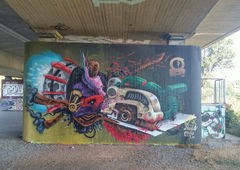 Graffiti Street Art - Photo by tostkopf - kassel, halloffame, hall