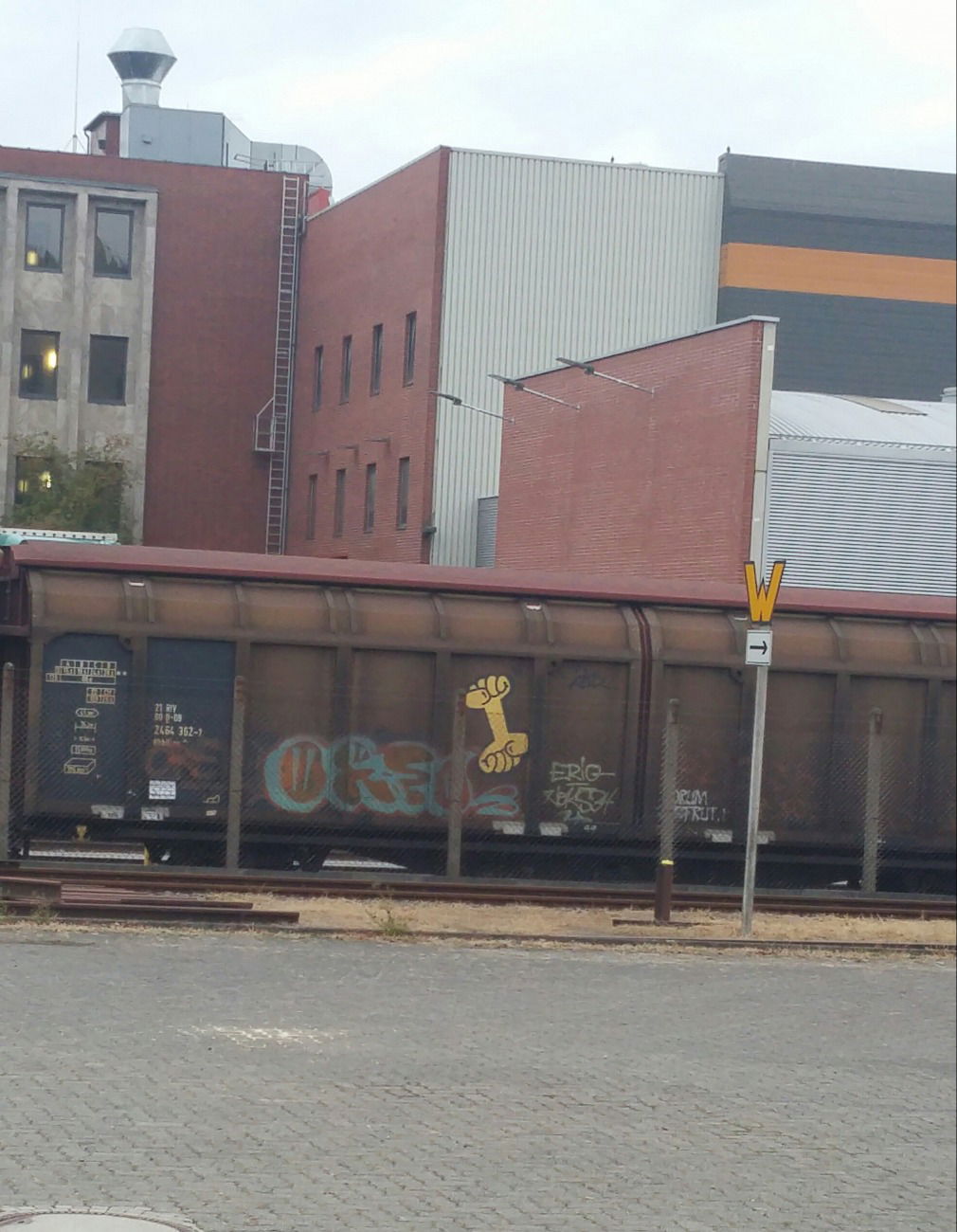 Graffiti Train - Photo by tostkopf - kripo, kripoe, kassel