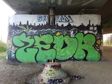 Graffiti Bombing - Photo by tostkopf - Zedr, Soke, Mdc (2017)