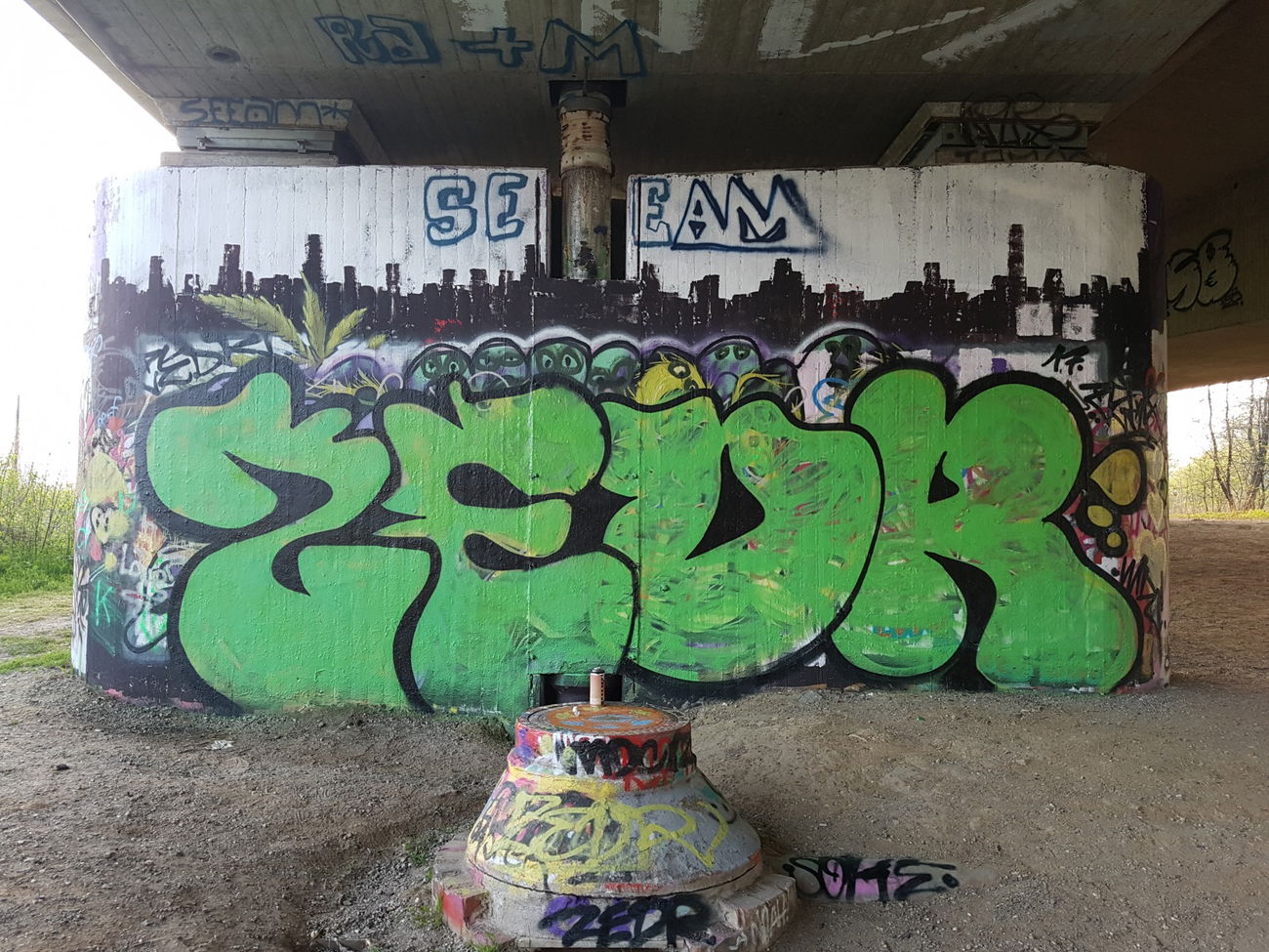 Graffiti Bombing - Photo by tostkopf - Zedr, Soke, Mdc (2017)