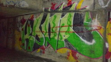 Graffiti Bombing - Photo by tostkopf - kona, eva (2013)