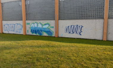 Graffiti Bombing - Photo by tostkopf - bmk?, und, amok