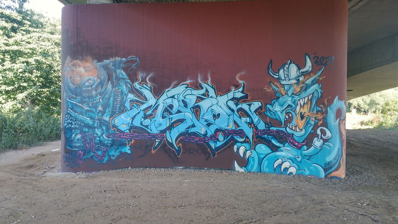 Graffiti Street Art - Photo by tostkopf - merok, 1, hall