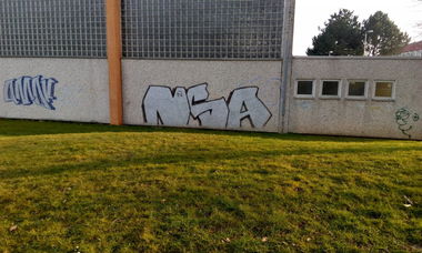 Graffiti Bombing - Photo by tostkopf - Nsa (2014)