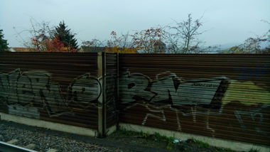 Graffiti Bombing - Photo by tostkopf - dornDMKROVERDR