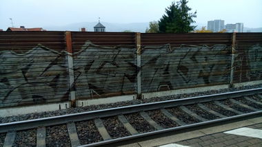 Graffiti Bombing - Photo by tostkopf - Break