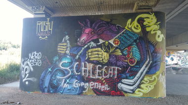 Graffiti Street Art - Photo by tostkopf - kassel, hall, halloffame