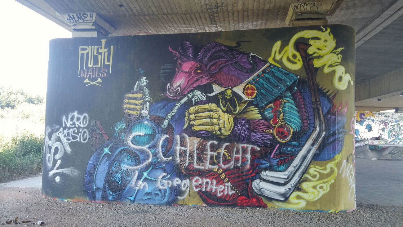 Graffiti Street Art - Photo by tostkopf - kassel, hall, halloffame