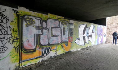 Graffiti Wall - Photo by tostkopf - baunatal (2000)