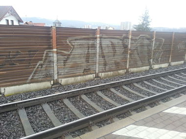 Graffiti Bombing - Photo by tostkopf - Art, mtc, ftn