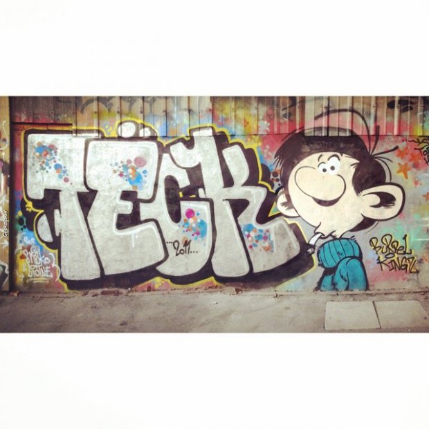 Graffiti Wall - Photo by toysareus