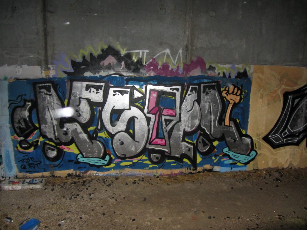 Graffiti Bombing - Photo by tqe - RESTER, TQER