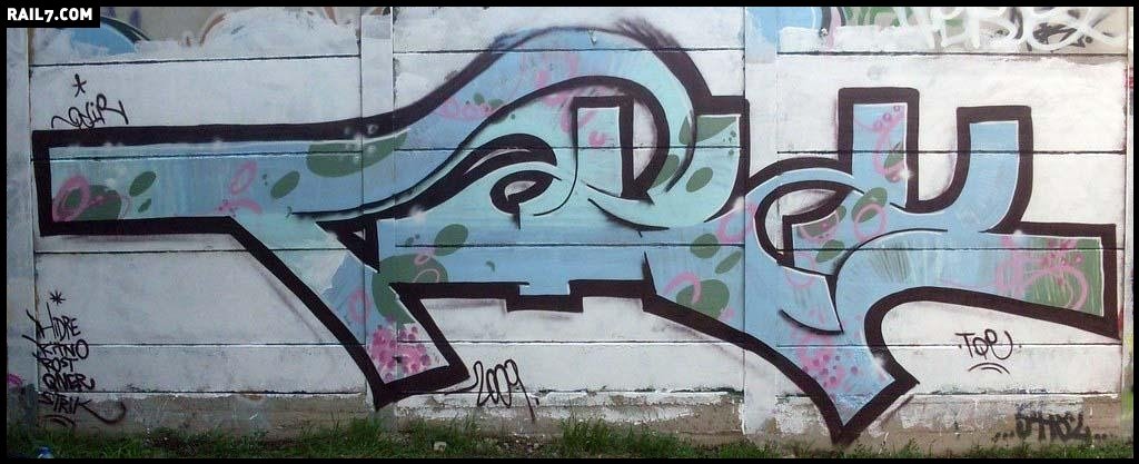 Graffiti Wall - Photo by tqe - TQE, CREW