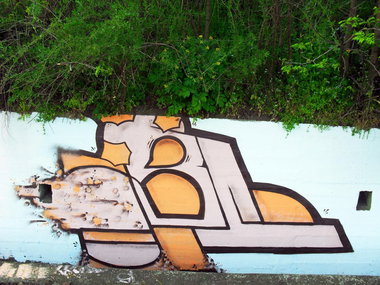 Graffiti Wall - Photo by tqe - SL, Slep