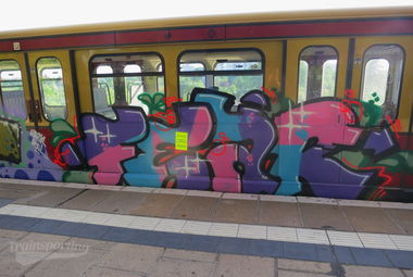 Graffiti Train - Photo by trainsporting - berlin, fear, rats