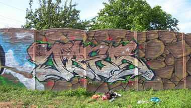 Graffiti Wall in Czelad? - Photo by tresik (2012)