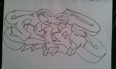 Graffiti Sketch - Photo by trie