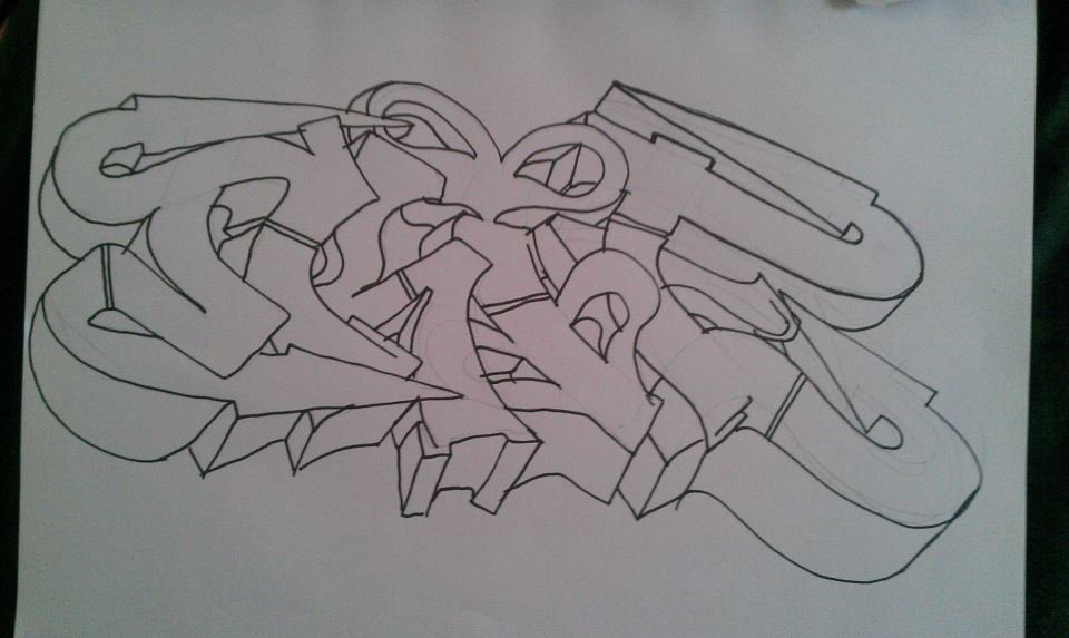 Graffiti Sketch - Photo by trie