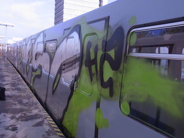 Graffiti Train - Photo by trip - hz
