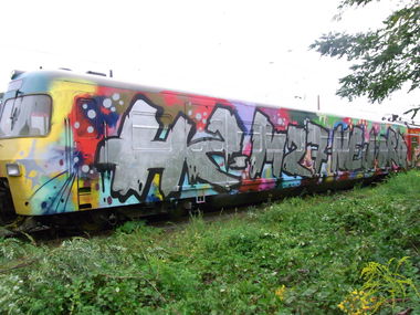 Graffiti Train - Photo by trip - HZ