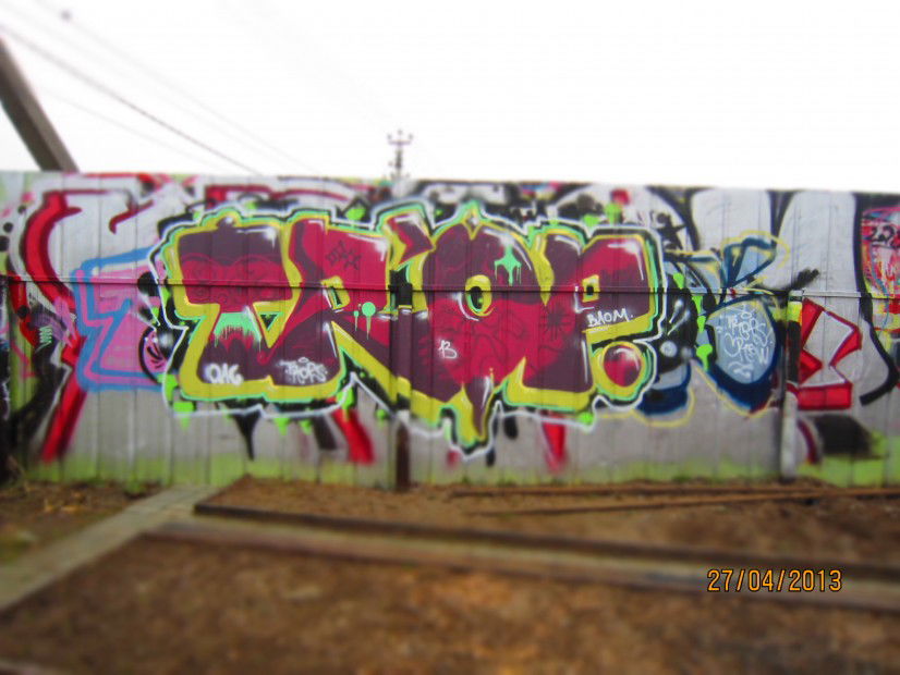 Graffiti Wall in Russia - Photo by trops - trop. (2013)