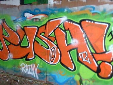 Graffiti Bombing in Münster - Photo by trustlifeOTR - Push, TLcrew