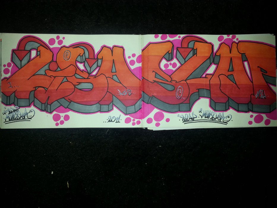 Graffiti Sketch in Münster - Photo by trustlifeOTR - TLcrew, one, love