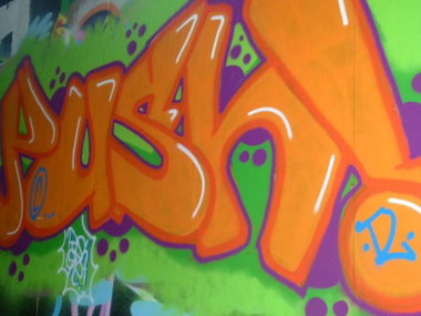 Graffiti Wall in Münster - Photo by trustlifeOTR - Mr.push