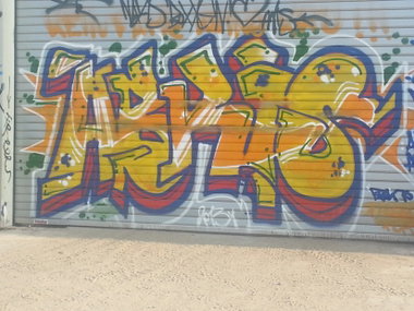 Graffiti Bombing in Münster - Photo by trustlifeOTR - abris (2013)