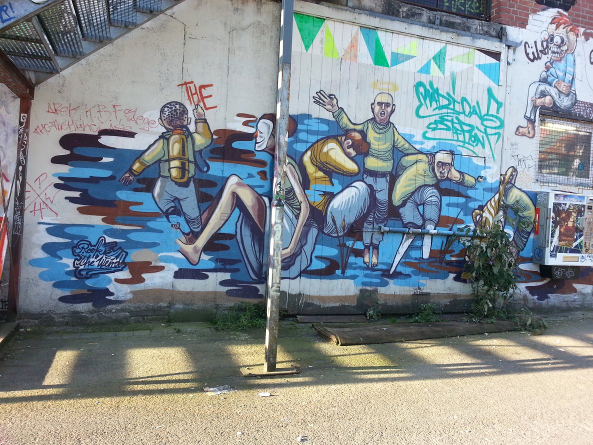 Graffiti Wall in Münster - Photo by trustlifeOTR - Rookie, the, weird
