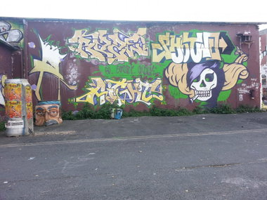 Graffiti Wall in Münster - Photo by trustlifeOTR - wall, Ms