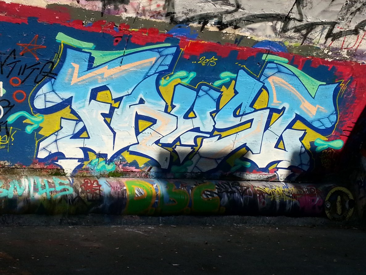 Graffiti Wall in Münster - Photo by trustlifeOTR - Frust (2013)