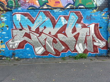 Graffiti Wall in Münster - Photo by trustlifeOTR - Esk, Tbg's