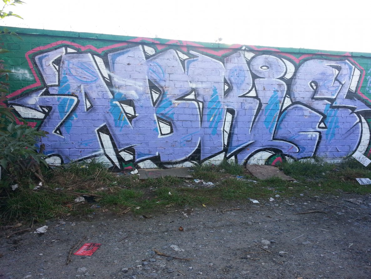 Graffiti Wall in Münster - Photo by trustlifeOTR - Abris (2013)