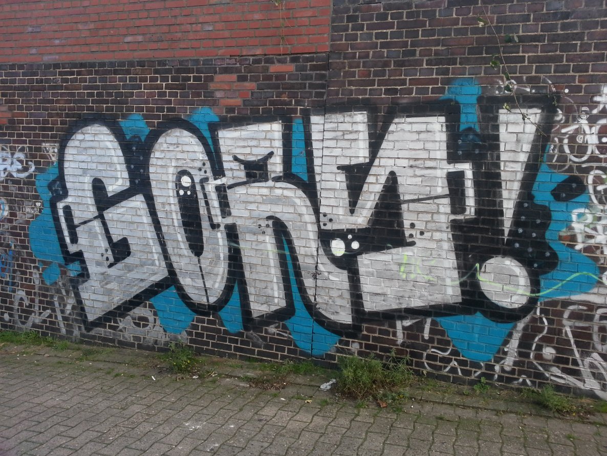 Graffiti Bombing in Münster - Photo by trustlifeOTR - gors