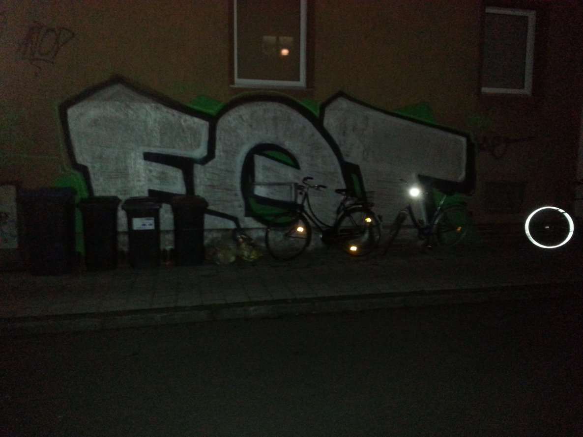 Graffiti Bombing in Münster - Photo by trustlifeOTR - EQT (2013)