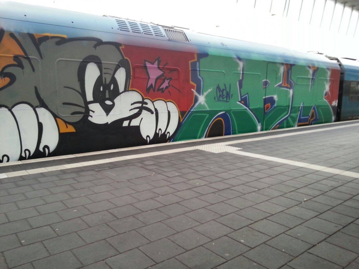 Graffiti Train - Photo by trustlifeOTR - ABM