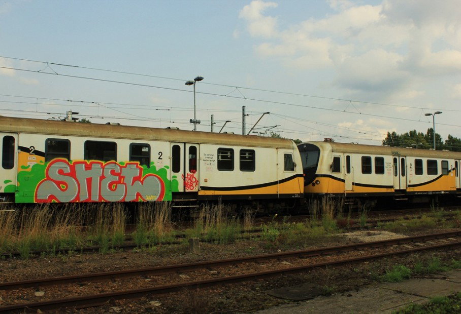 Graffiti Train - Photo by trzy_korony