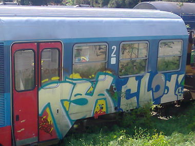 Graffiti Train in Thessaloniki - Photo by tsal - tsal, dmkt