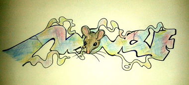 Graffiti Wall - Photo by tunke - mouse, tunke, maus