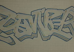 Graffiti Sketch - Photo by tunke - hashtag (2015)