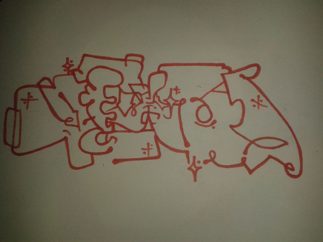 Graffiti Sketch - Photo by tunke - texas