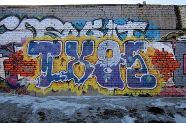 Graffiti Wall - Photo by tvae - Korolev, Moscow, Russia (2015)