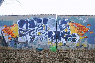 Graffiti Wall - Photo by tvae - Tvae, Belorusskaya, line (2015)