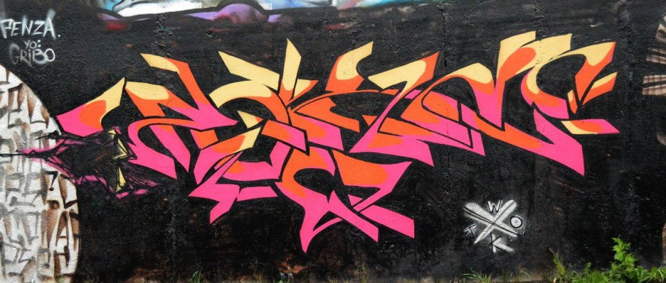 Graffiti Wall in Penza - Photo by tw0k (2013)