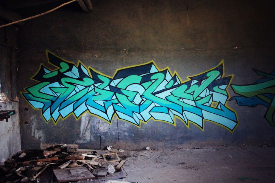 Graffiti Wall in Penza - Photo by tw0k - tw0ke (2013)