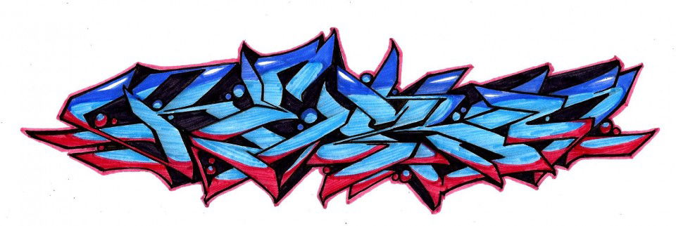 Graffiti Sketch in Penza - Photo by tw0k (2012)