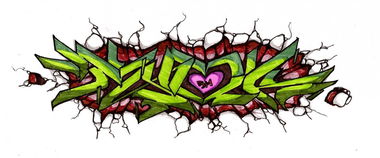 Graffiti Sketch in Penza - Photo by tw0k (2013)