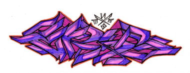 Graffiti Sketch in Penza - Photo by tw0k