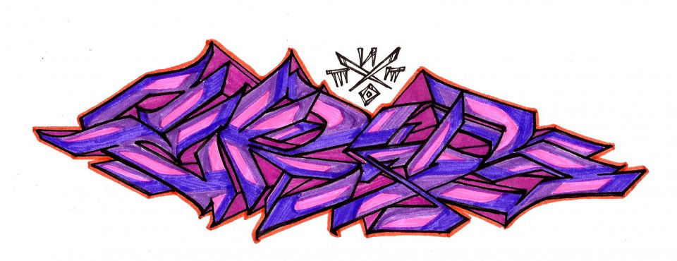 Graffiti Sketch in Penza - Photo by tw0k